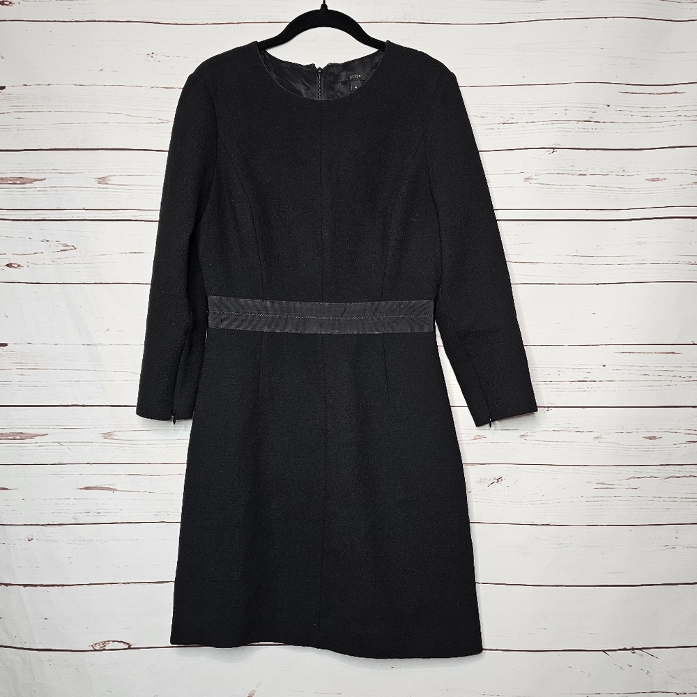 J. Crew Double Faced Wool Crepe Dress